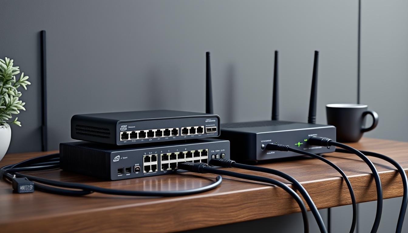 découvrez la différence entre un hub et un switch dans les réseaux informatiques grâce à notre guide simple et accessible. parfait pour les novices, cet article vous aidera à comprendre ces deux appareils essentiels et à choisir celui qui convient le mieux à vos besoins.