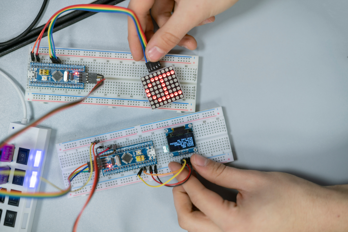 ligne d'alimentation breadboard