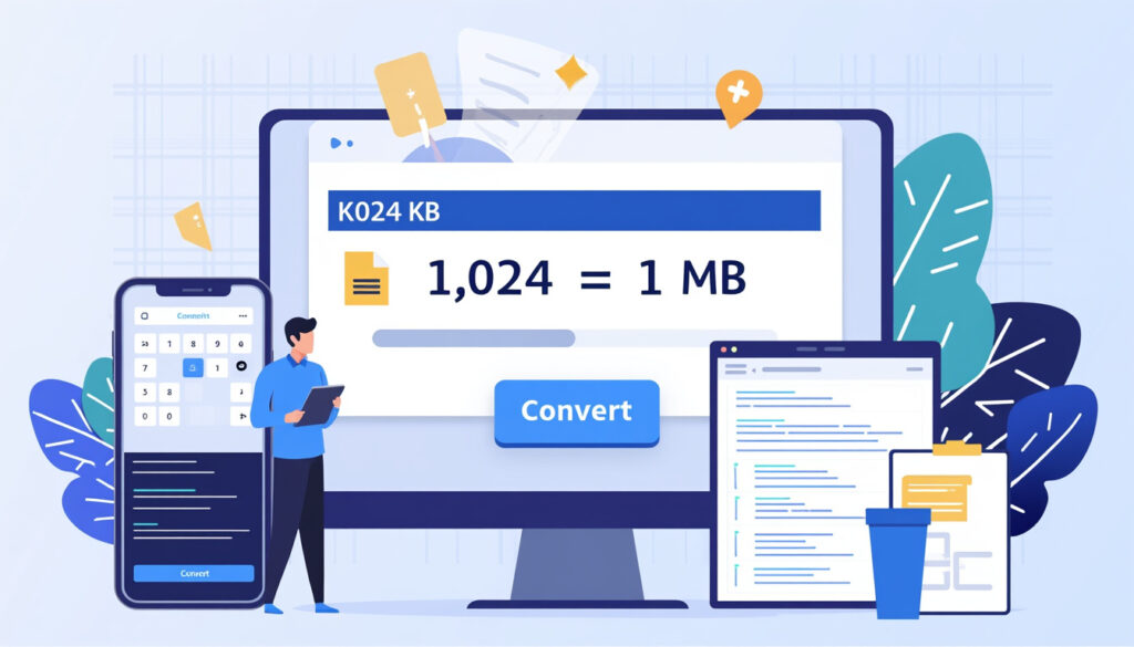 1 ko en Mo : combien de ko dans un Mo et pourquoi c'est important