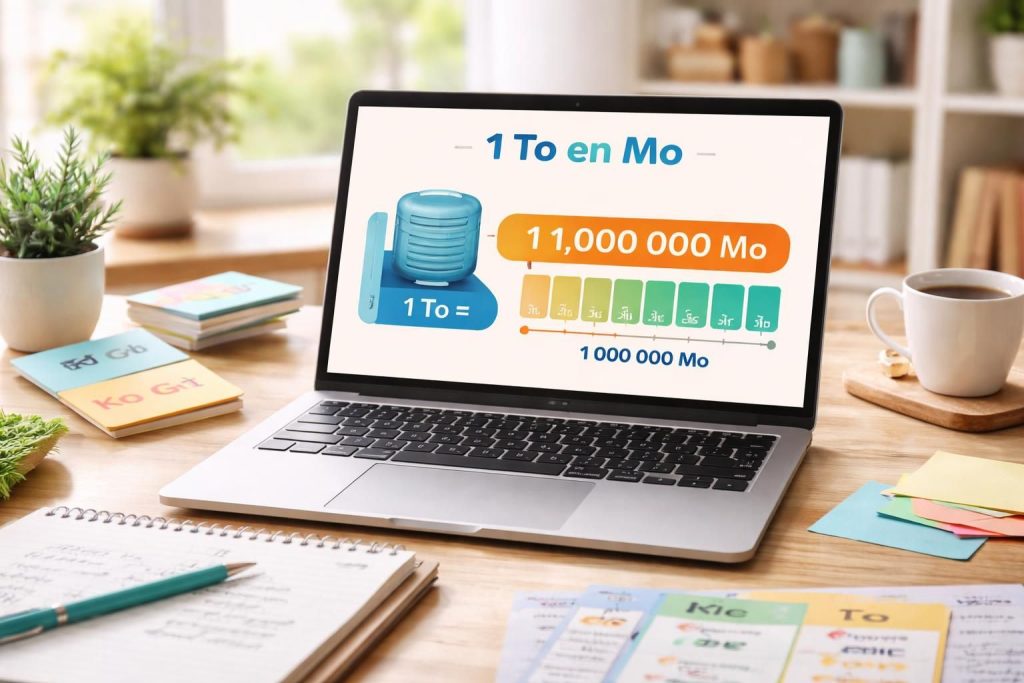 découvrez comment convertir 1 to en mo facilement grâce à notre guide simple et clair, idéal pour les non-initiés en informatique.